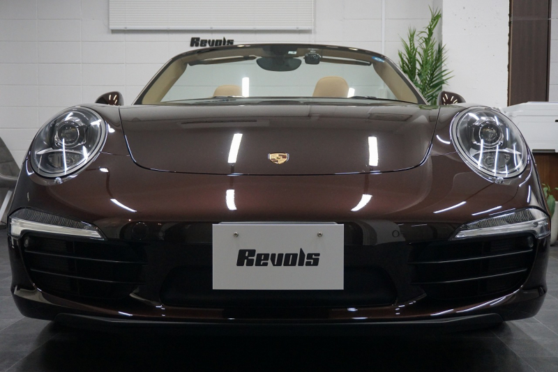 ポルシェ 911(Type991.1) Carrera Cabriolet スポーツエグゾースト オールレザーインテリア スポーツデザイン20ホイール マホガニーメタリック  中古車