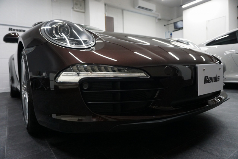 ポルシェ 911(Type991.1) Carrera Cabriolet スポーツエグゾースト オールレザーインテリア スポーツデザイン20ホイール マホガニーメタリック  中古車