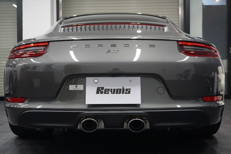 ポルシェ 911(Type991.2) Carrera 7MT PCCB スポーツクロノ スポーツエグゾースト LEDヘッドライト RSスパイダー20ホイール アゲートグレーメタリック  中古車