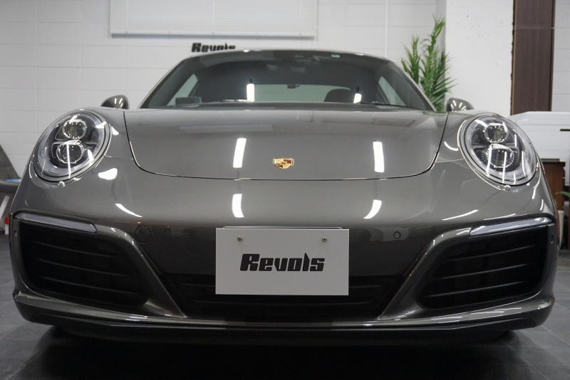 ポルシェ 911(Type991.2) Carrera 7MT PCCB スポーツクロノ スポーツエグゾースト LEDヘッドライト RSスパイダー20ホイール アゲートグレーメタリック  中古車