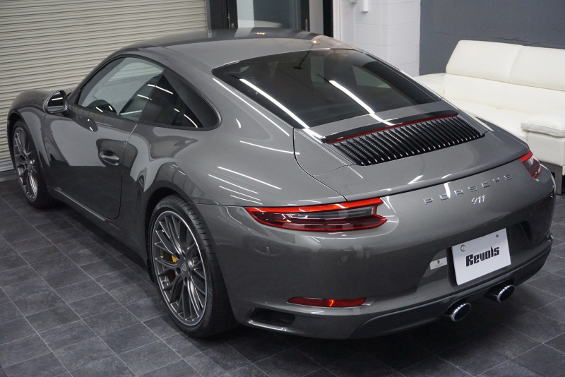 ポルシェ 911(Type991.2) Carrera 7MT PCCB スポーツクロノ スポーツエグゾースト LEDヘッドライト RSスパイダー20ホイール アゲートグレーメタリック  中古車