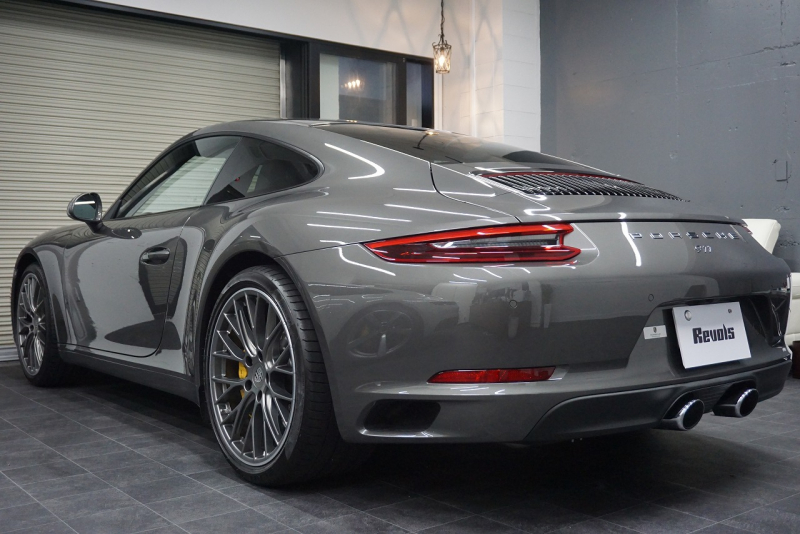 ポルシェ 911(Type991.2) Carrera 7MT PCCB スポーツクロノ スポーツエグゾースト LEDヘッドライト RSスパイダー20ホイール アゲートグレーメタリック  中古車