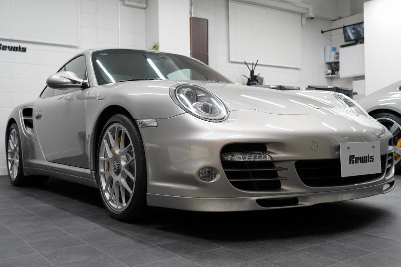 ポルシェ 911(Type997) Turbo S PCCB オールレザーインテリア GTシルバー 中古車 中古車