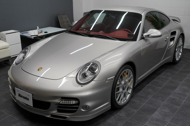 ポルシェ 911(Type997) Turbo S PCCB オールレザーインテリア GTシルバー 中古車 中古車