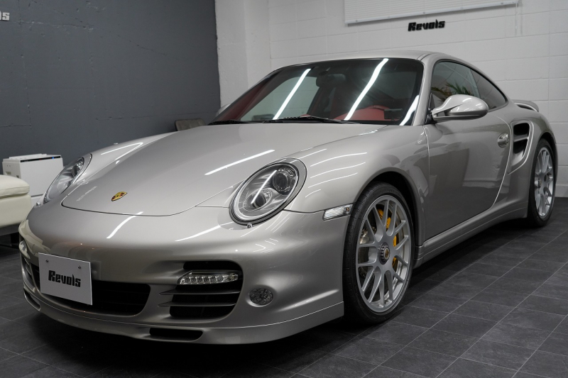 ポルシェ 911(Type997) Turbo S PCCB オールレザーインテリア GTシルバー 中古車 中古車