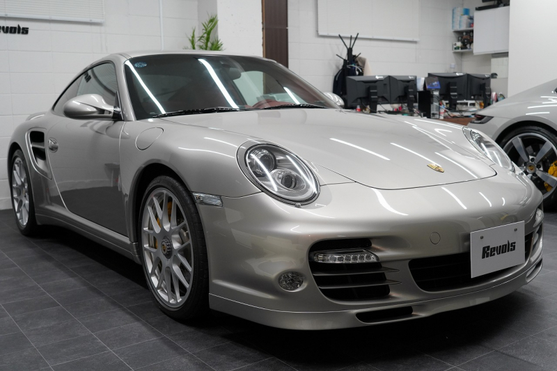 ポルシェ 911(Type997) Turbo S PCCB オールレザーインテリア GTシルバー 中古車 中古車