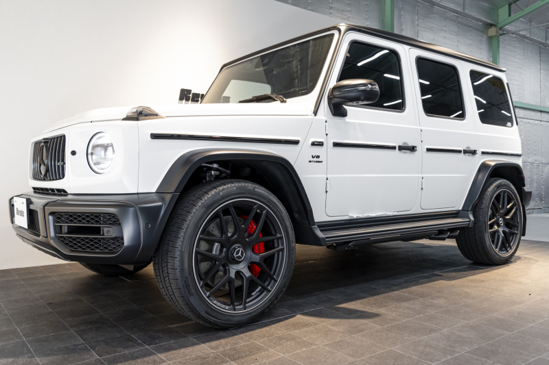 メルセデスベンツ Gクラス マグノヒーローエディション 全面プロテクションフィルム施工　電動サイドステップ 中古車 中古車