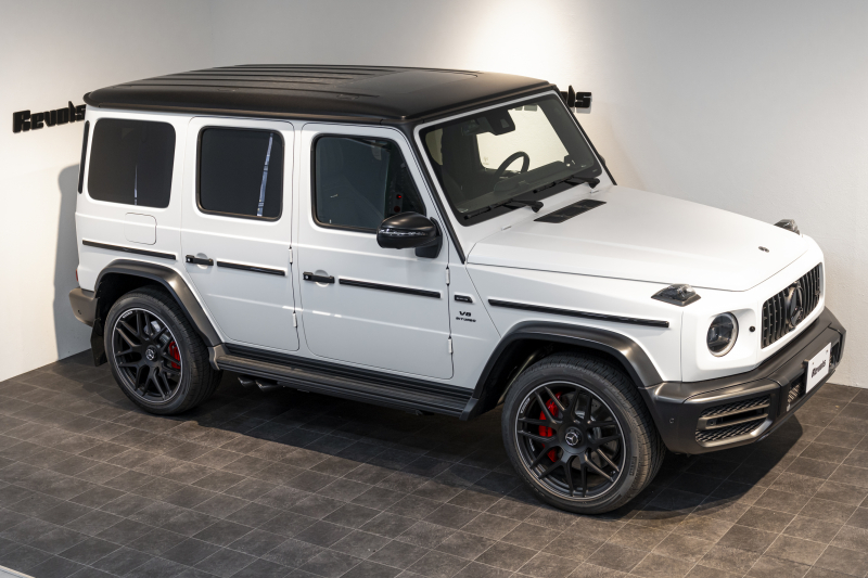 メルセデスベンツ Gクラス マグノヒーローエディション 全面プロテクションフィルム施工　電動サイドステップ 中古車 中古車