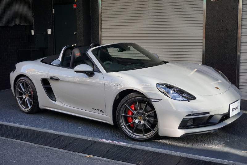 ポルシェ 718 ボクスター 718Boster GTS4.0 6MT クレヨン GTSコミュニケーションパッケージ スポーツバッケットシート（カーボン）  中古車