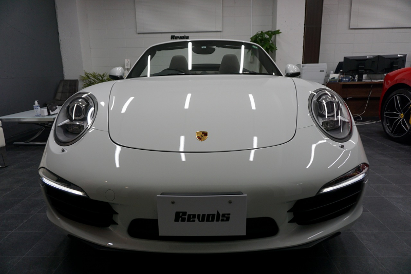 ポルシェ 911(Type991) Type991.1 Carrera S Cabriolet 2トーンオールレザーインテリア スポーツクロノ クラシック20インチホイール 中古車 中古車