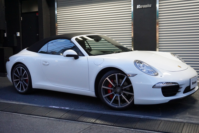 ポルシェ 911(Type991) Type991.1 Carrera S Cabriolet 2トーンオールレザーインテリア スポーツクロノ クラシック20インチホイール 中古車 中古車