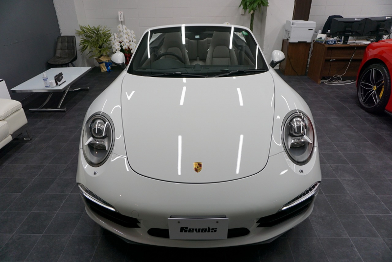 ポルシェ 911(Type991) Type991.1 Carrera S Cabriolet 2トーンオールレザーインテリア スポーツクロノ クラシック20インチホイール 中古車 中古車