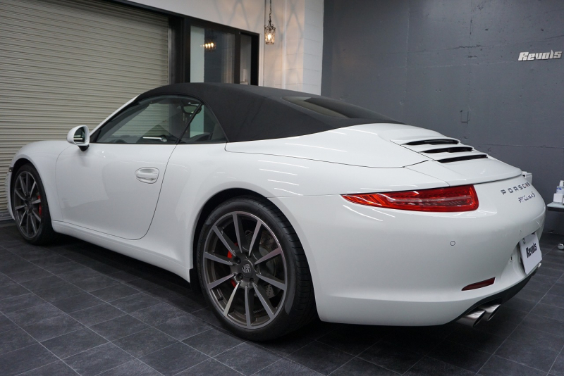 ポルシェ 911(Type991) Type991.1 Carrera S Cabriolet 2トーンオールレザーインテリア スポーツクロノ クラシック20インチホイール 中古車 中古車