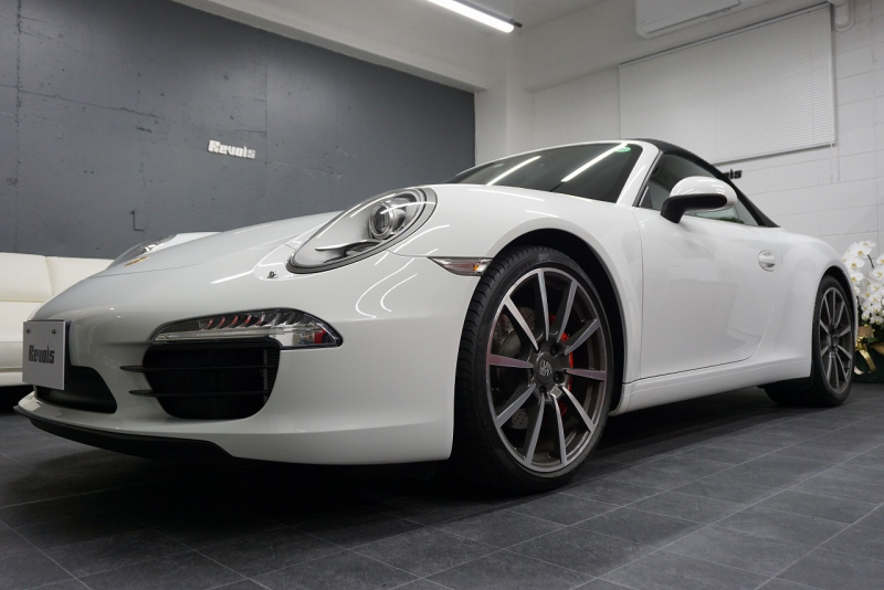 ポルシェ 911(Type991) Type991.1 Carrera S Cabriolet 2トーンオールレザーインテリア スポーツクロノ クラシック20インチホイール 中古車 中古車