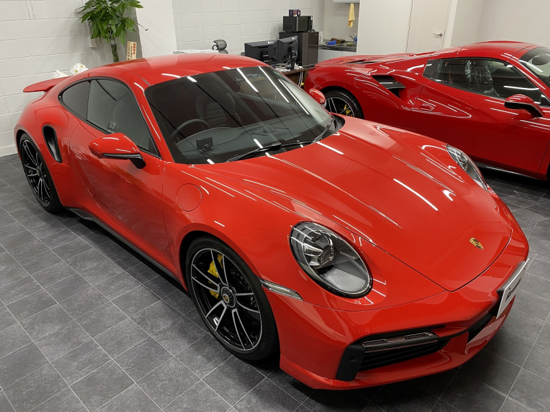ポルシェ 911(Type992) Turbo S スポーツクロノ・エグゾースト PASMスポーツシャシー メーカーOP1,551,276  中古車