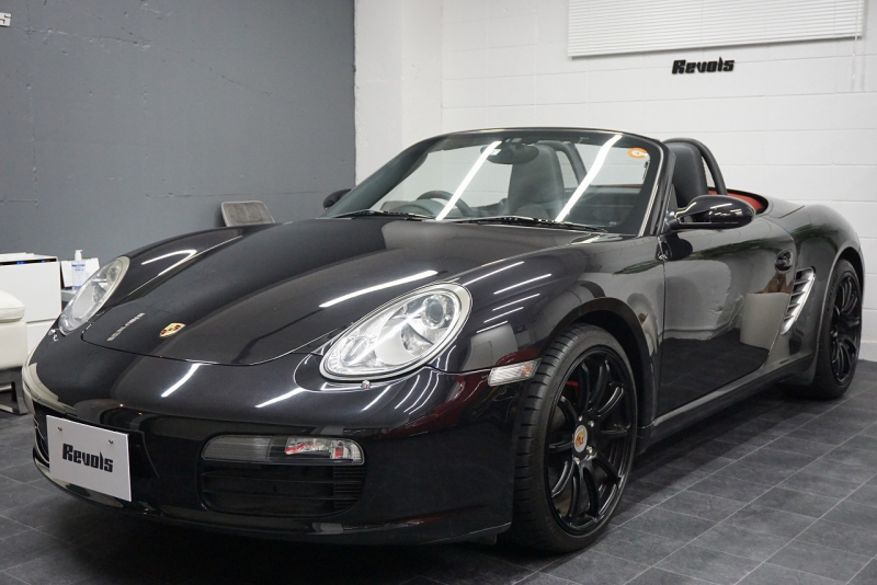 ポルシェ ボクスター BOXSTER（Type987） 正規ディーラー5MT パワークラフトマフラー ADVAN RACING19AW 社外2DINナビ・Bカメラ・HDMI 中古車 中古車