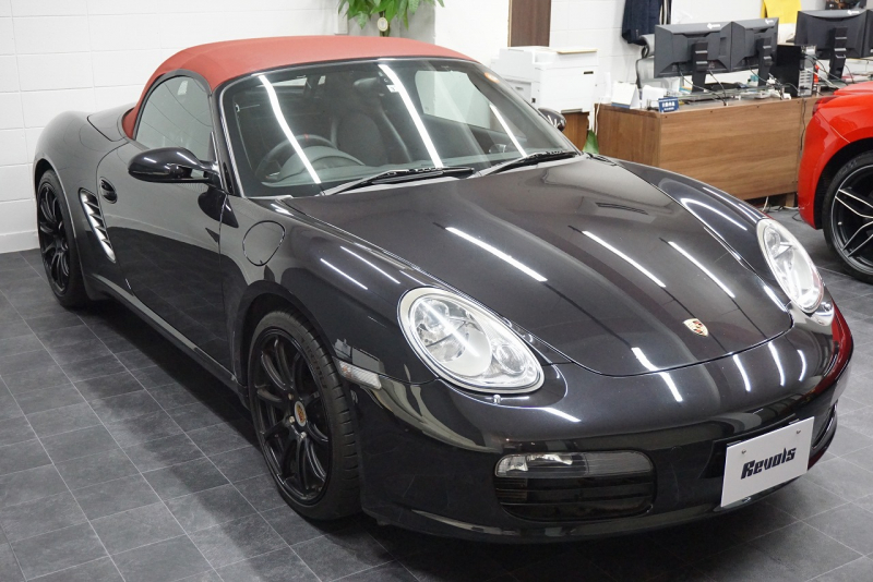 ポルシェ ボクスター BOXSTER（Type987） 正規ディーラー5MT パワークラフトマフラー ADVAN RACING19AW 社外2DINナビ・Bカメラ・HDMI 中古車 中古車