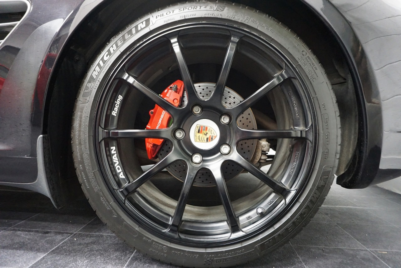 ポルシェ ボクスター BOXSTER（Type987） 正規ディーラー5MT パワークラフトマフラー ADVAN RACING19AW 社外2DINナビ・Bカメラ・HDMI 中古車 中古車