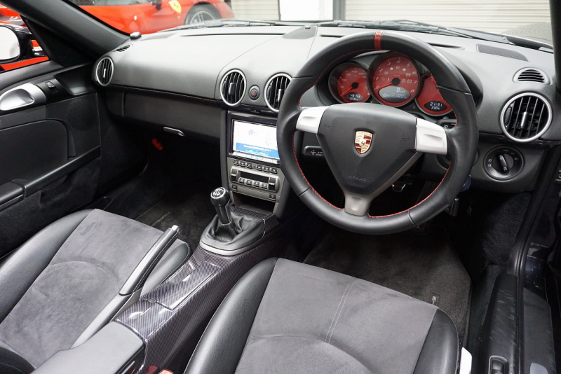 ポルシェ ボクスター BOXSTER（Type987） 正規ディーラー5MT パワークラフトマフラー ADVAN RACING19AW 社外2DINナビ・Bカメラ・HDMI 中古車 中古車