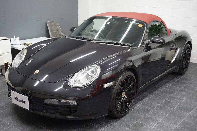 ポルシェ ボクスター BOXSTER（Type987） 正規ディーラー5MT パワークラフトマフラー ADVAN RACING19AW 社外2DINナビ・Bカメラ・HDMI 中古車 中古車