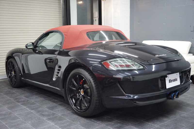 ポルシェ ボクスター BOXSTER（Type987） 正規ディーラー5MT パワークラフトマフラー ADVAN RACING19AW 社外2DINナビ・Bカメラ・HDMI 中古車 中古車