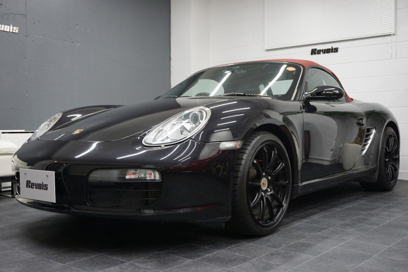 ポルシェ ボクスター BOXSTER（Type987） 正規ディーラー5MT パワークラフトマフラー ADVAN RACING19AW 社外2DINナビ・Bカメラ・HDMI 中古車 中古車