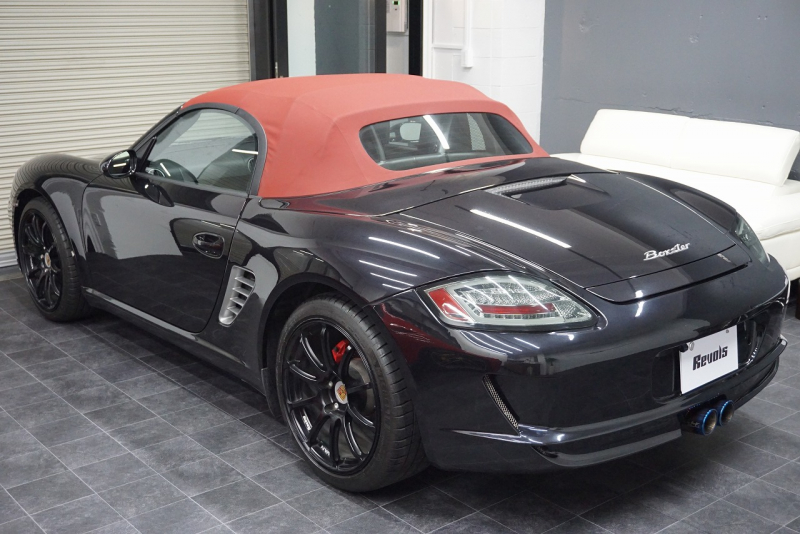 ポルシェ ボクスター BOXSTER（Type987） 正規ディーラー5MT パワークラフトマフラー ADVAN RACING19AW 社外2DINナビ・Bカメラ・HDMI 中古車 中古車