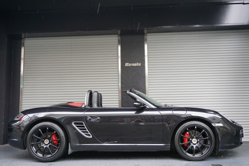 ポルシェ ボクスター BOXSTER（Type987） 正規ディーラー5MT パワークラフトマフラー ADVAN RACING19AW 社外2DINナビ・Bカメラ・HDMI 中古車 中古車