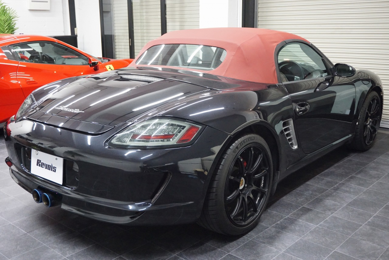 ポルシェ ボクスター BOXSTER（Type987） 正規ディーラー5MT パワークラフトマフラー ADVAN RACING19AW 社外2DINナビ・Bカメラ・HDMI 中古車 中古車