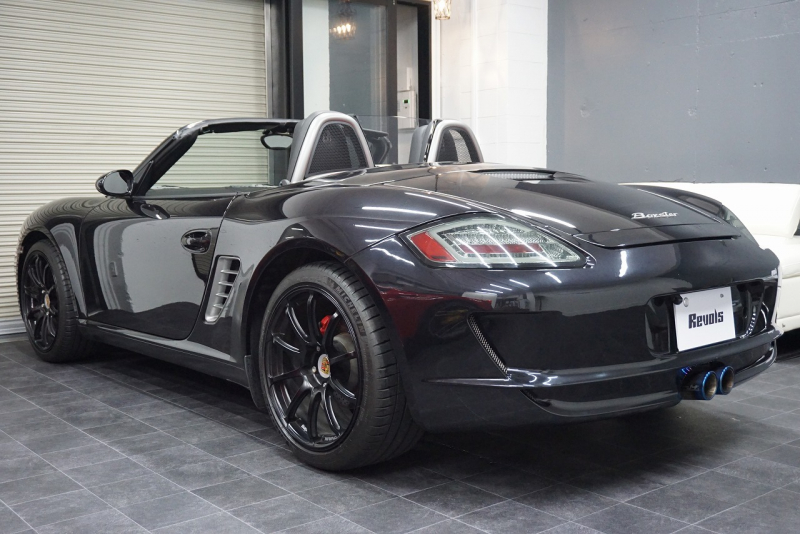 ポルシェ ボクスター BOXSTER（Type987） 正規ディーラー5MT パワークラフトマフラー ADVAN RACING19AW 社外2DINナビ・Bカメラ・HDMI 中古車 中古車