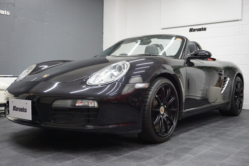 ポルシェ ボクスター BOXSTER（Type987） 正規ディーラー5MT パワークラフトマフラー ADVAN RACING19AW 社外2DINナビ・Bカメラ・HDMI 中古車 中古車