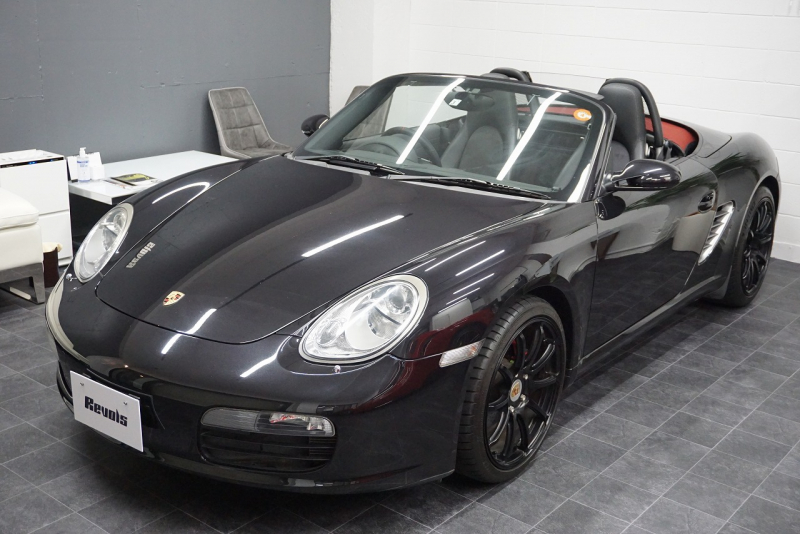 ポルシェ ボクスター BOXSTER（Type987） 正規ディーラー5MT パワークラフトマフラー ADVAN RACING19AW 社外2DINナビ・Bカメラ・HDMI 中古車 中古車