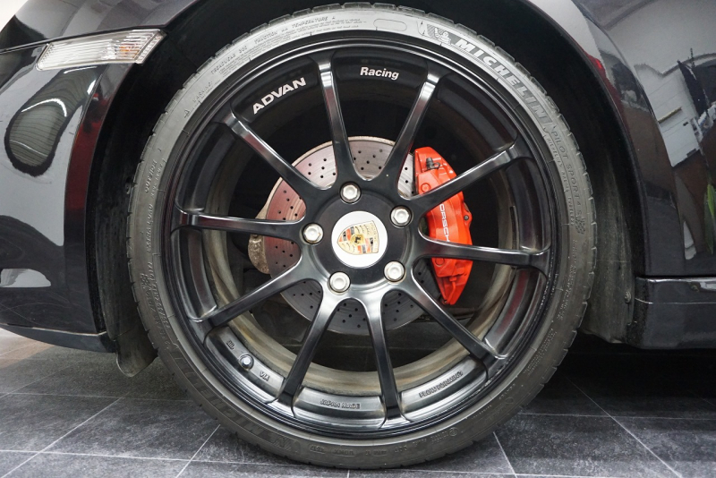 ポルシェ ボクスター BOXSTER（Type987） 正規ディーラー5MT パワークラフトマフラー ADVAN RACING19AW 社外2DINナビ・Bカメラ・HDMI 中古車 中古車