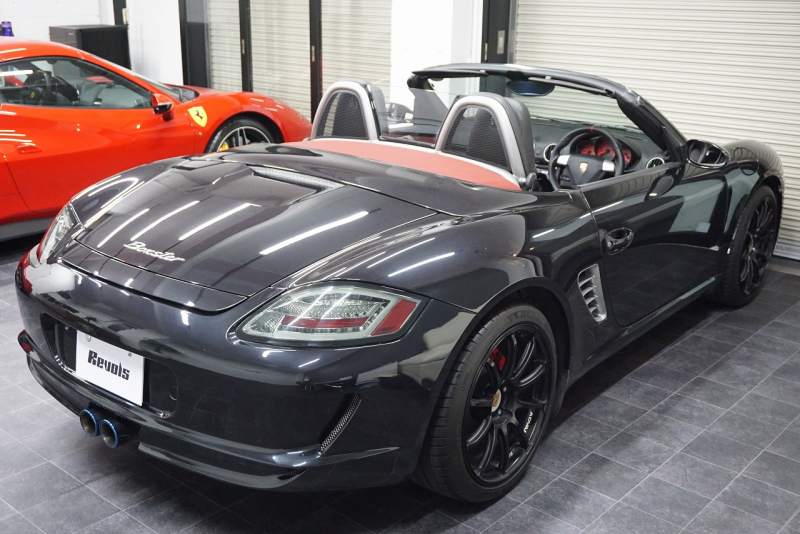 ポルシェ ボクスター BOXSTER（Type987） 正規ディーラー5MT パワークラフトマフラー ADVAN RACING19AW 社外2DINナビ・Bカメラ・HDMI 中古車 中古車