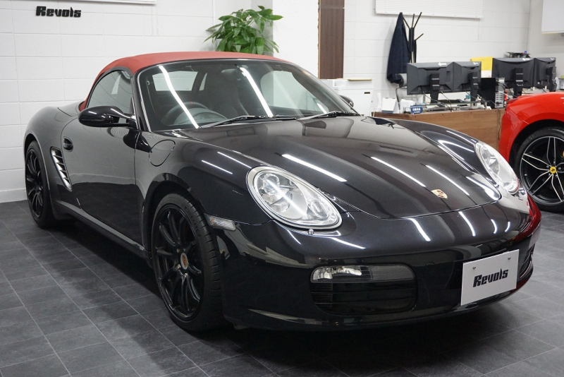 ポルシェ ボクスター BOXSTER（Type987） 正規ディーラー5MT パワークラフトマフラー ADVAN RACING19AW 社外2DINナビ・Bカメラ・HDMI 中古車 中古車