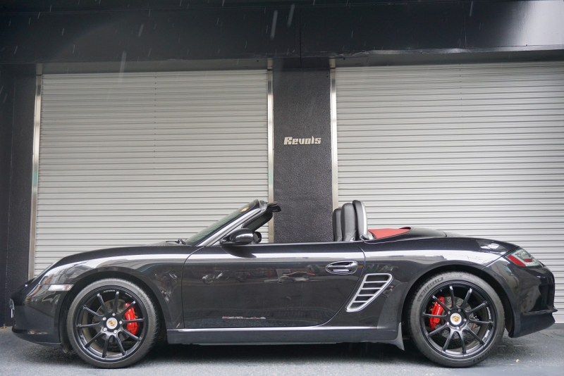 ポルシェ ボクスター BOXSTER（Type987） 正規ディーラー5MT パワークラフトマフラー ADVAN RACING19AW 社外2DINナビ・Bカメラ・HDMI 中古車 中古車