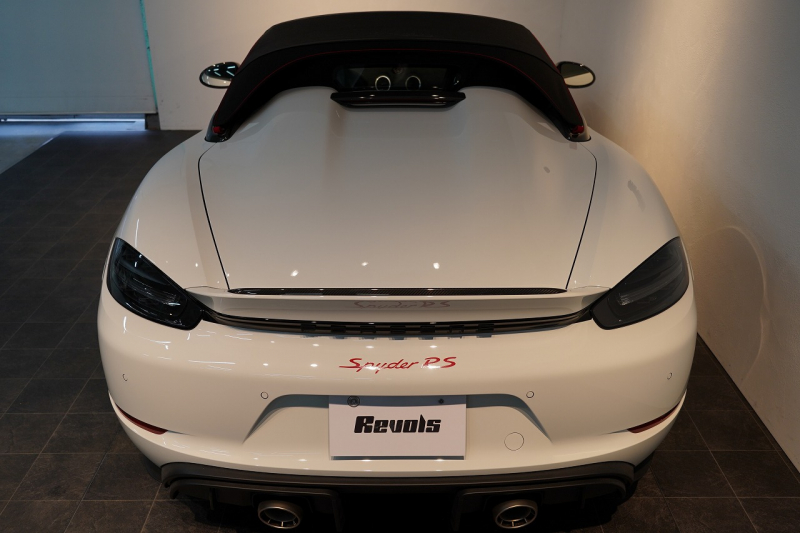 ポルシェ 718スパイダー RS PDK 登録済未使用車 OP652 ヴァイザッハPKG クロノPKG PCCB Fリフト ヴァイザッハインテリア 禁煙車 中古車 中古車