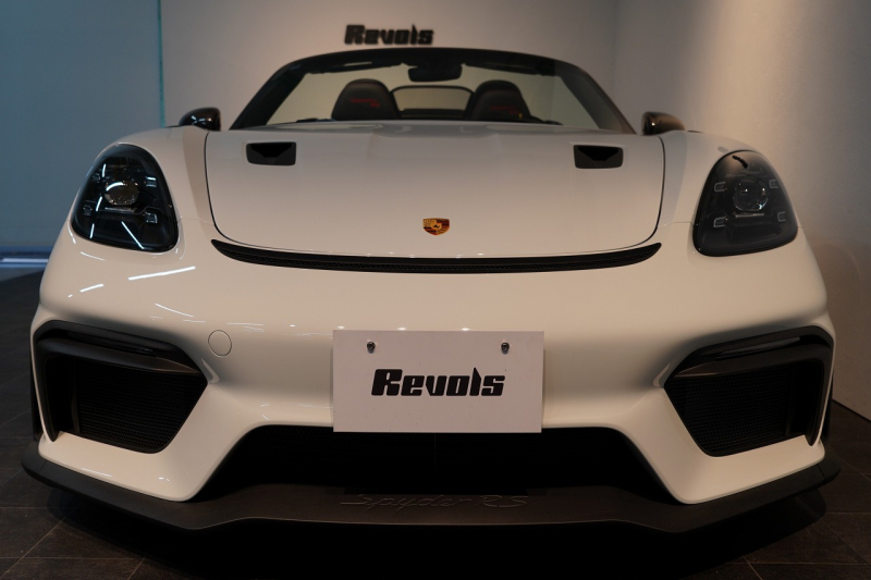 ポルシェ 718スパイダー RS PDK 登録済未使用車 OP652 ヴァイザッハPKG クロノPKG PCCB Fリフト ヴァイザッハインテリア 禁煙車 中古車 中古車