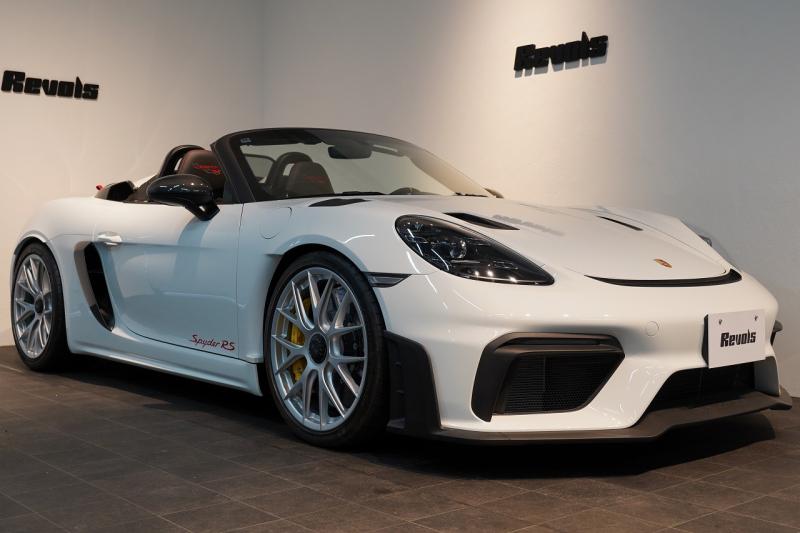 ポルシェ 718スパイダー RS PDK 登録済未使用車 OP652 ヴァイザッハPKG クロノPKG PCCB Fリフト ヴァイザッハインテリア 禁煙車 中古車 中古車