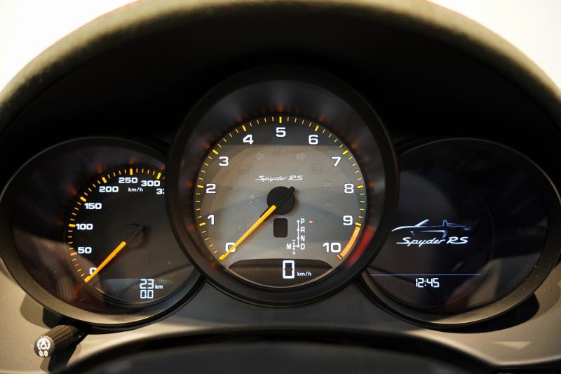 ポルシェ 718スパイダー RS PDK 登録済未使用車 OP652 ヴァイザッハPKG クロノPKG PCCB Fリフト ヴァイザッハインテリア 禁煙車 中古車 中古車