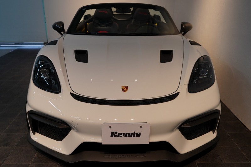 ポルシェ 718スパイダー RS PDK 登録済未使用車 OP652 ヴァイザッハPKG クロノPKG PCCB Fリフト ヴァイザッハインテリア 禁煙車 中古車 中古車