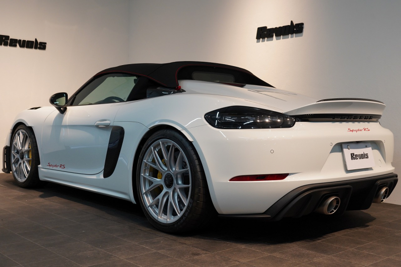 ポルシェ 718スパイダー RS PDK 登録済未使用車 OP652 ヴァイザッハPKG クロノPKG PCCB Fリフト ヴァイザッハインテリア 禁煙車 中古車 中古車