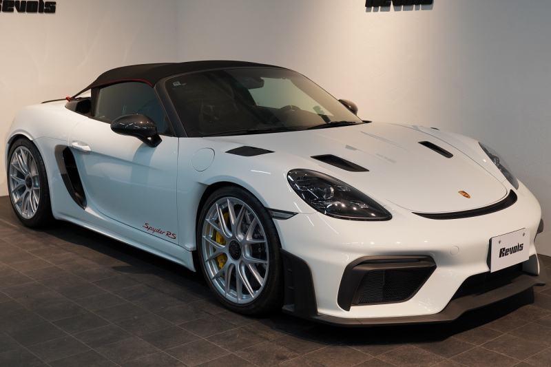 ポルシェ 718スパイダー RS PDK 登録済未使用車 OP652 ヴァイザッハPKG クロノPKG PCCB Fリフト ヴァイザッハインテリア 禁煙車 中古車 中古車
