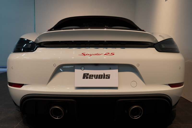 ポルシェ 718スパイダー RS PDK 登録済未使用車 OP652 ヴァイザッハPKG クロノPKG PCCB Fリフト ヴァイザッハインテリア 禁煙車 中古車 中古車