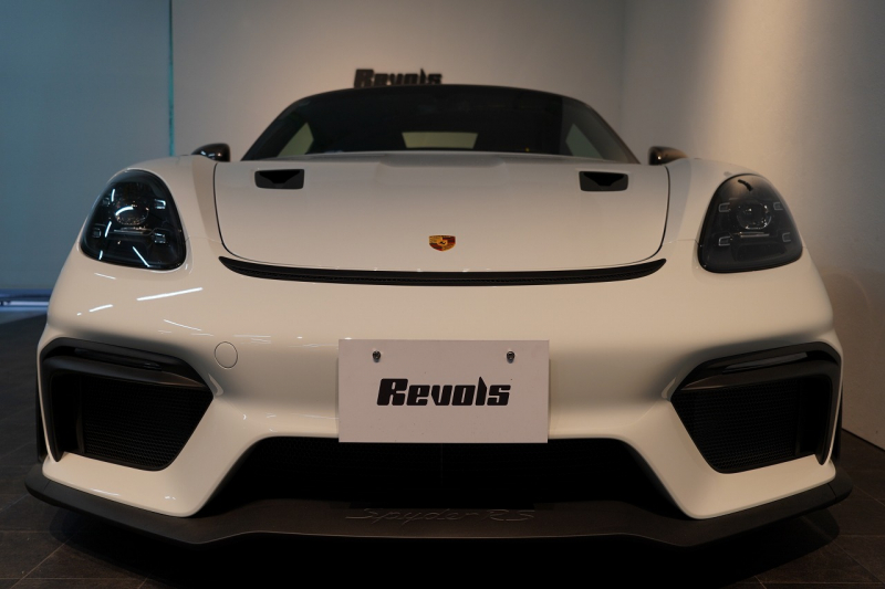 ポルシェ 718スパイダー RS PDK 登録済未使用車 OP652 ヴァイザッハPKG クロノPKG PCCB Fリフト ヴァイザッハインテリア 禁煙車 中古車 中古車