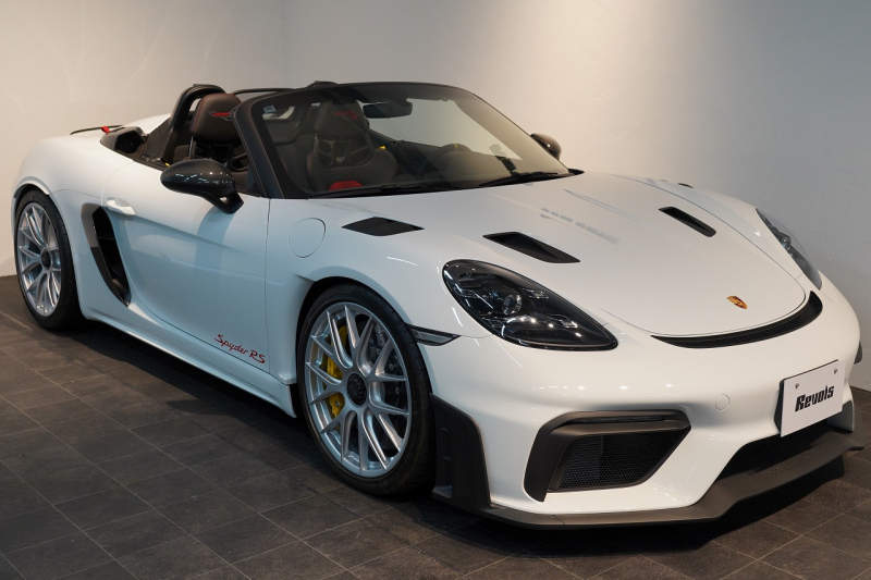 ポルシェ 718スパイダー RS PDK 登録済未使用車 OP652 ヴァイザッハPKG クロノPKG PCCB Fリフト ヴァイザッハインテリア 禁煙車 中古車 中古車