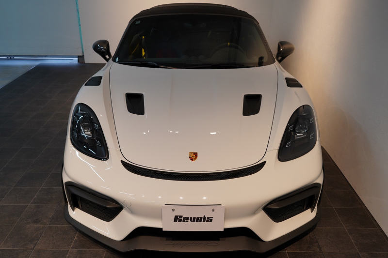 ポルシェ 718スパイダー RS PDK 登録済未使用車 OP652 ヴァイザッハPKG クロノPKG PCCB Fリフト ヴァイザッハインテリア 禁煙車 中古車 中古車