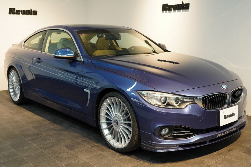 アルピナ B4 BiTurbo Coupe アルピナブルー ダッシュボードレザー 電動ガラスサンルーフ 禁煙車 中古車 中古車