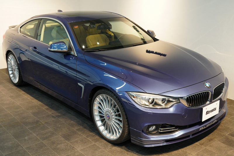 アルピナ B4 BiTurbo Coupe アルピナブルー ダッシュボードレザー 電動ガラスサンルーフ 禁煙車 中古車 中古車