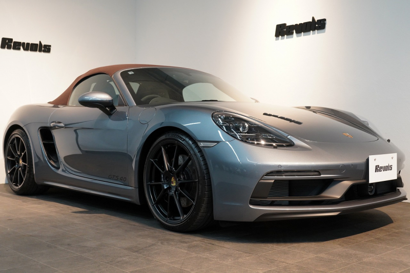 ポルシェ 718 ボクスター GTS 4.0 PDK OP246 登録済未使用車 GTSインテリアPKG 18wayスポーツシートプラス LEDヘッドライト BOSE ACC バナジウムグレー 中古車 中古車